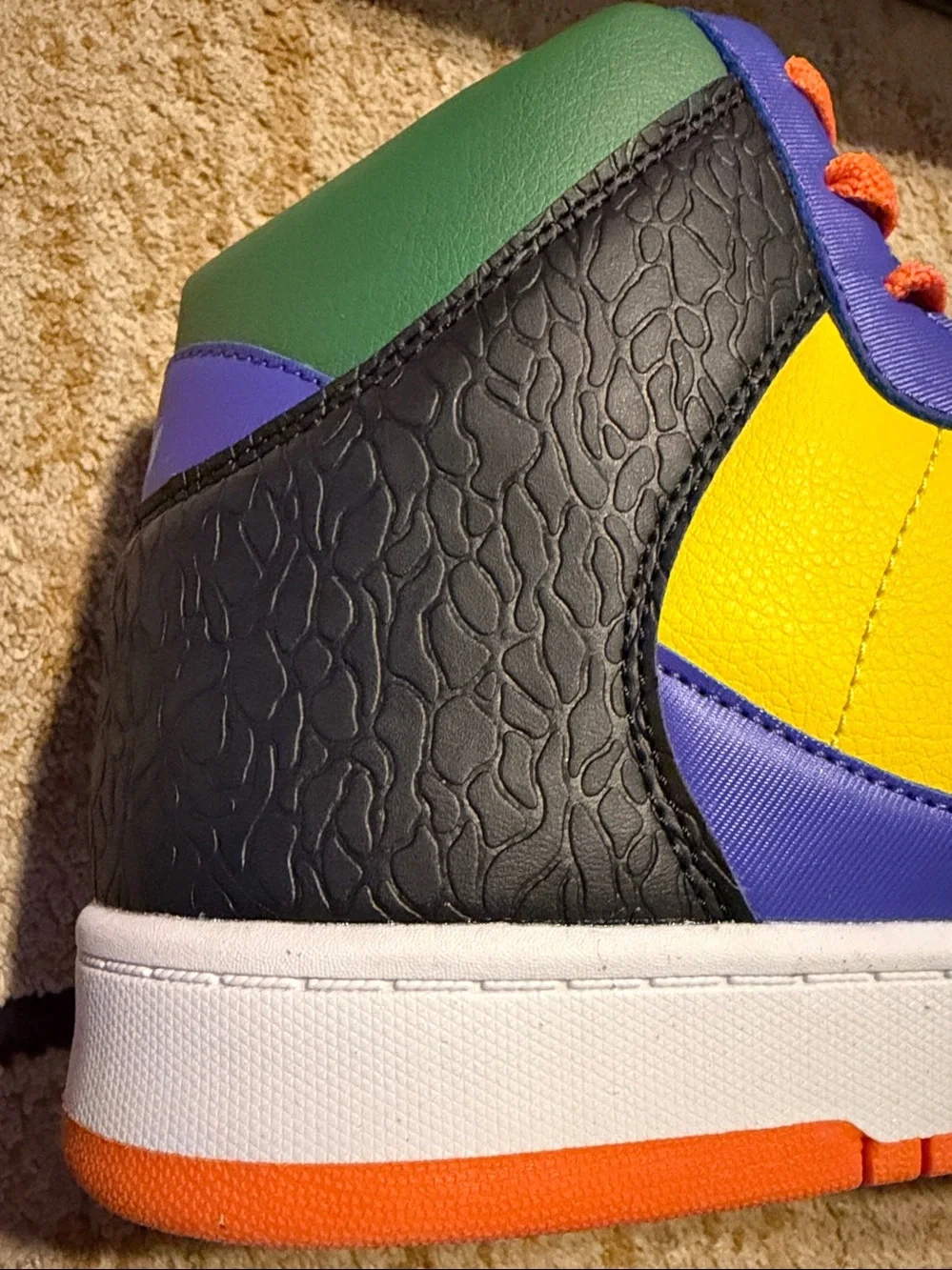 NWT AND1 Slam Mid TPR Multicolor High-Top Men's Sneakers Size 11